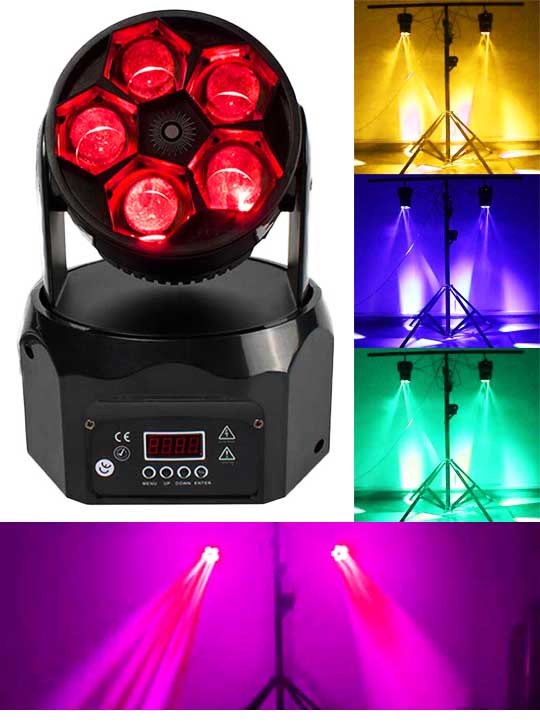 Цветомузыка для кафе в Москве SUPERMAX BEAM DMX-512