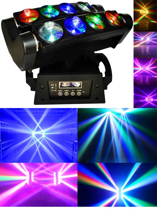 Цветомузыка для кафе в Москве SUPERMAX SPYDER DMX-512