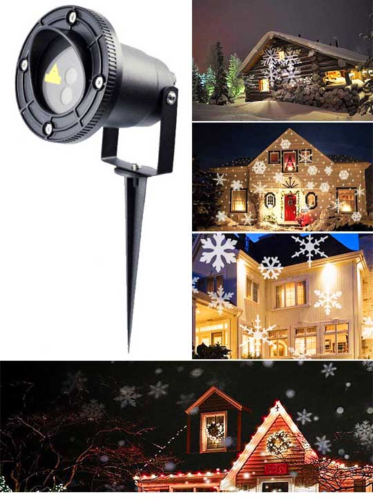 Цветомузыка для кафе в Москве SNOW LED (Проектор снежинок)