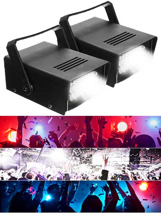 Цветомузыка для кафе в Москве Стробоскопы