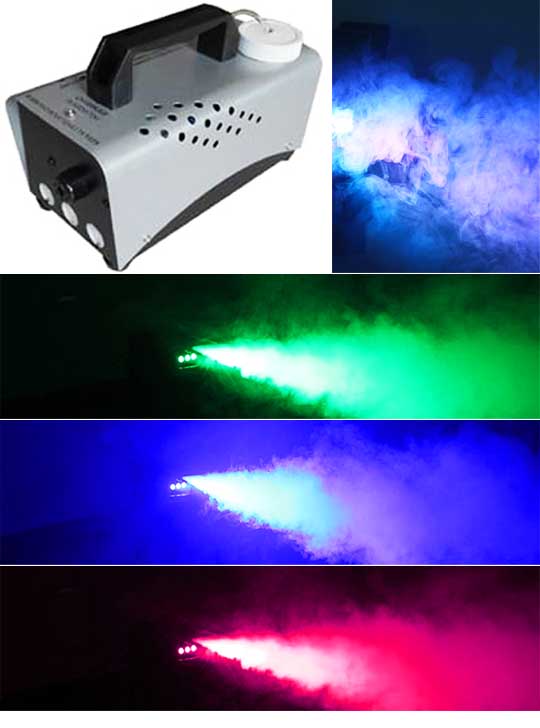 Дым-машина с подсветкой для дискотек в Москве